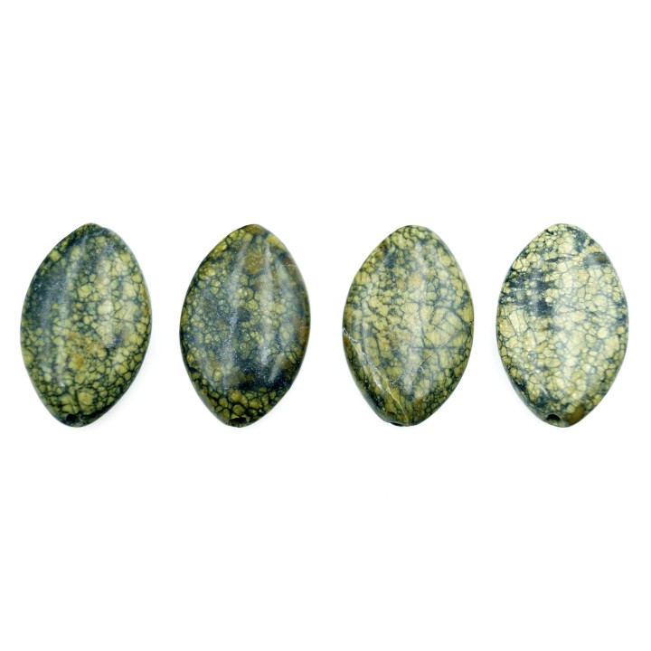 Piedra Natural 12x19mm Navet Piel de Serpiente