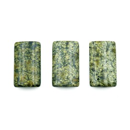 Piedra Natural 20x12x5mm Rectangulo Piel de Serpiente