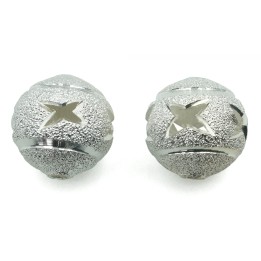 Bola perforada 14 mm de laton para collar y pulsera