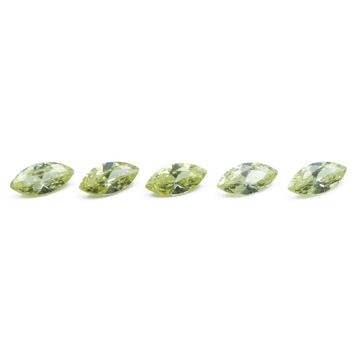 Zirconia de 4x2mm Forma navet Empaque de 100pz