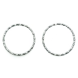 Argolla  20mm De Laton para Collar Y Pulsera Plat