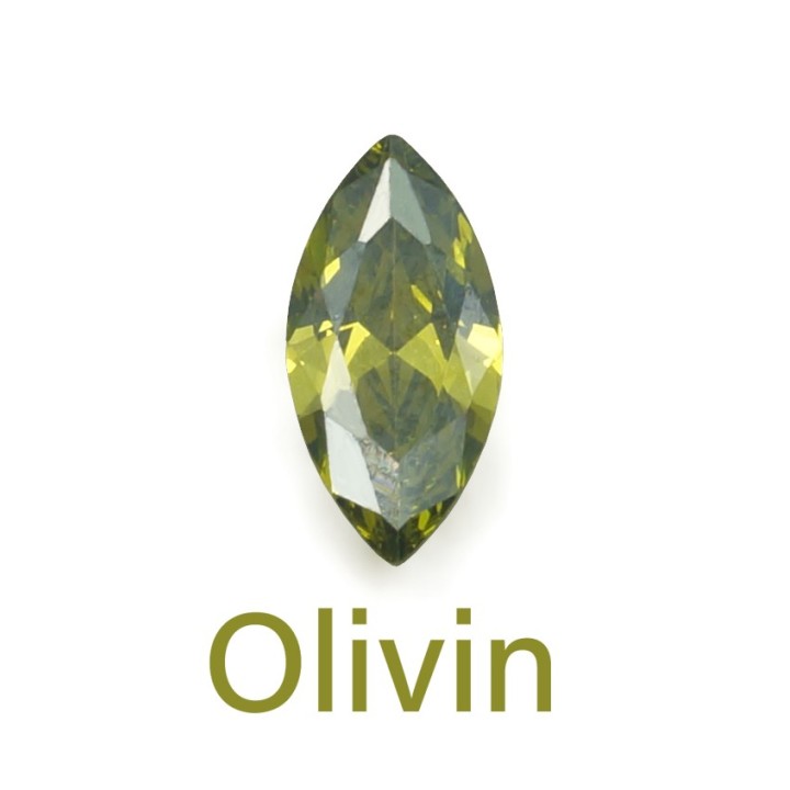Zirconia de 5x2mm Forma navet Empaque de 100pz