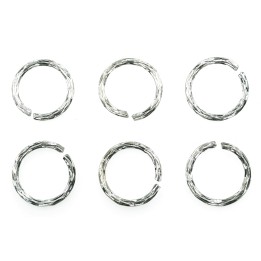 Argolla  9mm De Laton para Collar Y Pulsera Plat