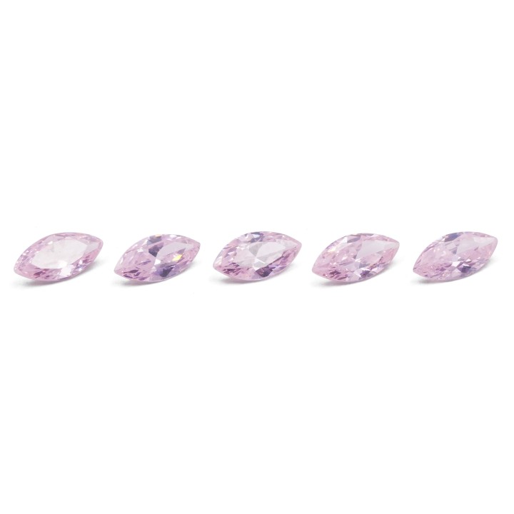 Zirconia de 5x2.5mm Forma navet Empaque de 100pz