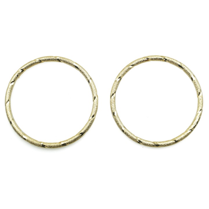 Argolla  35mm De Laton para Collar O Pulsera Igp
