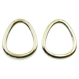 Argolla  30X35mm De Laton para Collar O Pulsera Igp