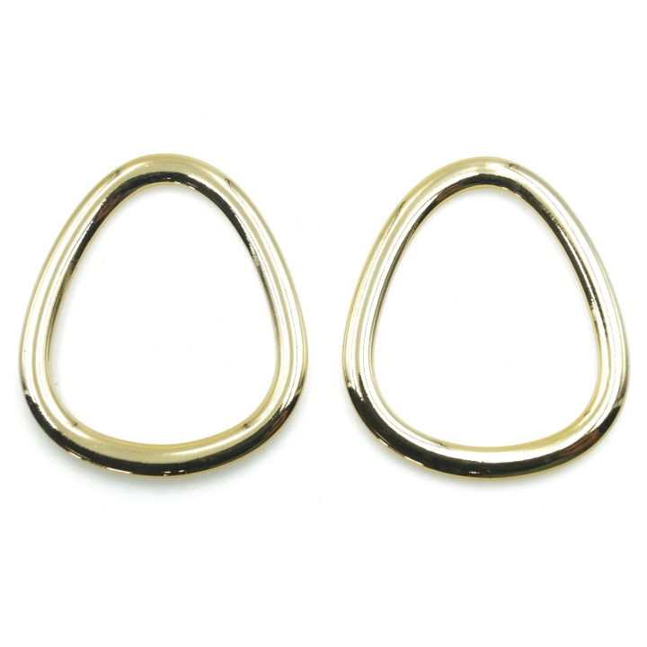 Argolla  30X35mm De Laton para Collar O Pulsera Igp