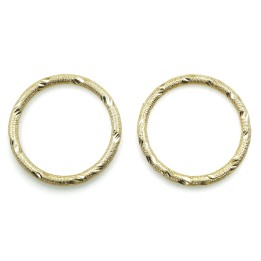 Argolla  23mm De Laton Para Collar Y Pulsera Igp