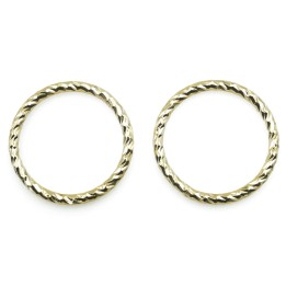 Argolla  25mm De Laton para Collar Y Pulsera Igp