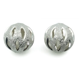 Bola perforada 16 mm de laton para collar y pulsera