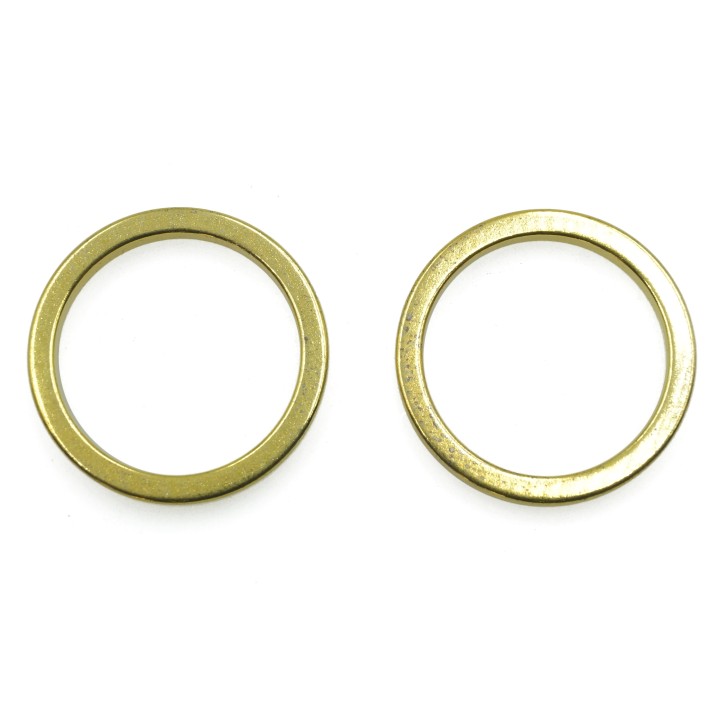 Argolla  20mm De Laton Para Collar Y Pulsera Igp