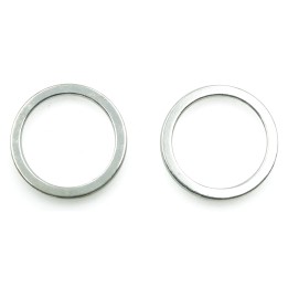 Argolla  20mm De Laton para Collar Y Pulsera Plat