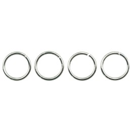 Argolla  12mm De Laton para Collar Y Pulsera Niquelada