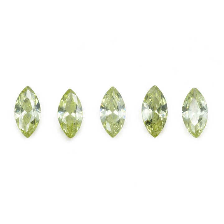 Zirconia de 15x4mm Forma navet Empaque de 50pz
