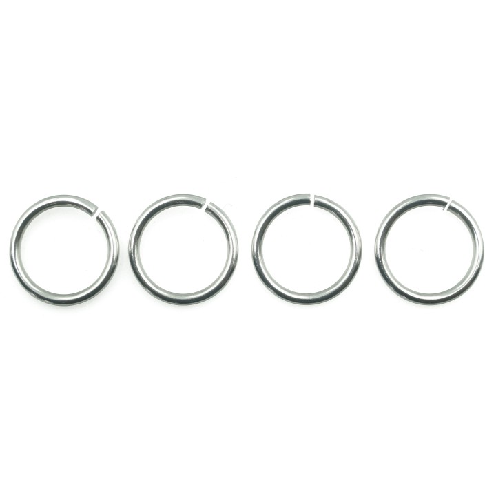 Argolla  14mm para Collar Y Pulsera Acero Inox