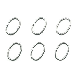 Argolla  9X6mm para Collar Y Pulsera Acero Inox