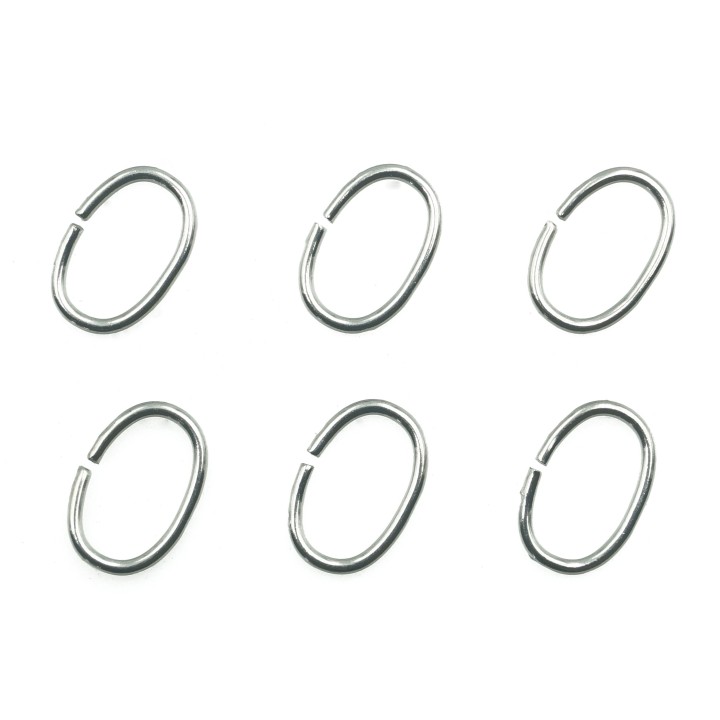 Argolla  9X6mm para Collar Y Pulsera Acero Inox