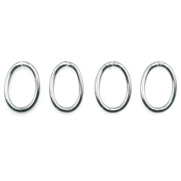 Argolla  16X12mm para Collar Y Pulsera Acero Inox
