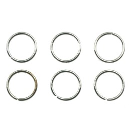 Argolla  8mm De Laton para Collar Y Pulsera Niquelado