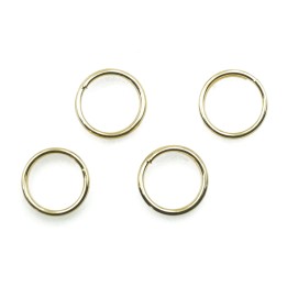 Argolla  8mm De Laton Doble para Collar Y Pulsera Irp