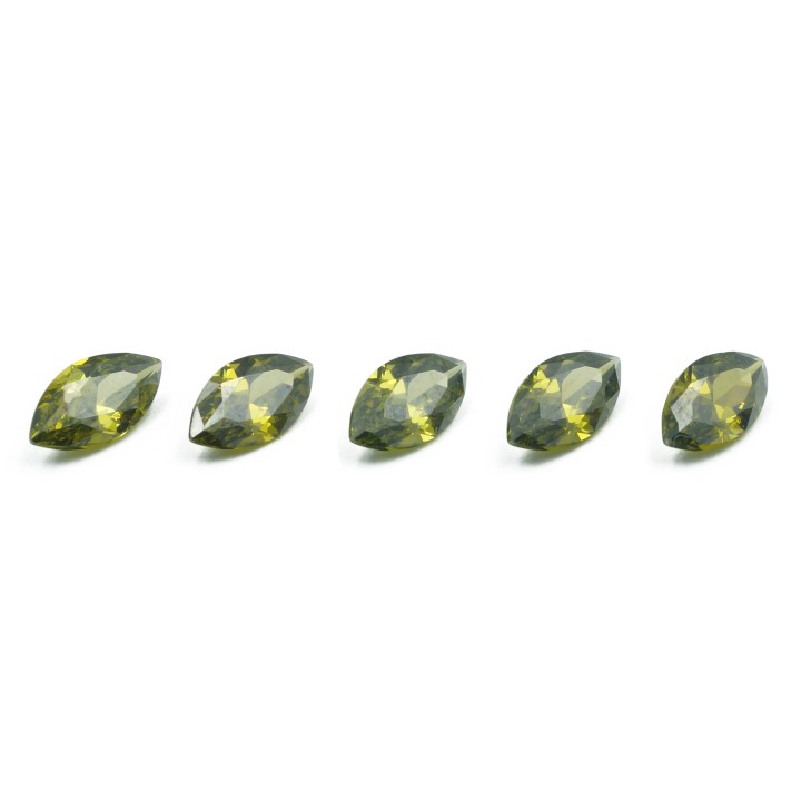 Zirconia de 20x5mm Forma navet Empaque de 30pz