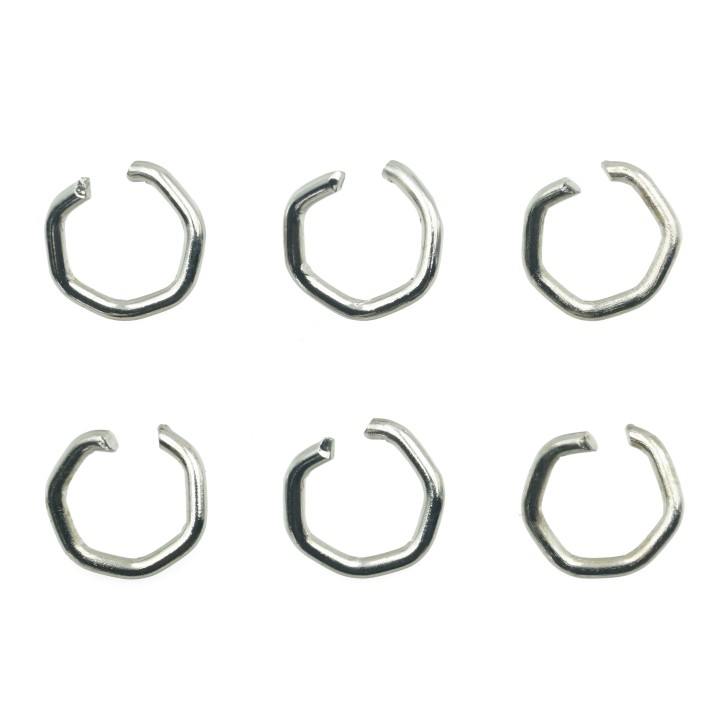 Argolla  9mm De Laton para Collar Y Pulsera Irp