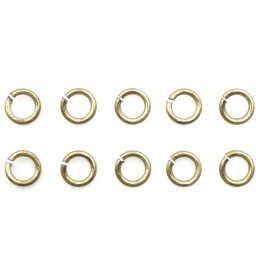Argolla  7mm De Laton para Collar Y Pulsera