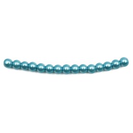 Perla 4mm de vidrio para collar pulsera y aretes