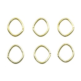 Argolla  7mm De Laton para Collar Y Pulsera Irp