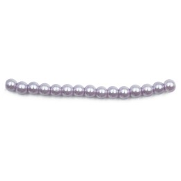 Perla 4mm de vidrio para collar pulsera y aretes