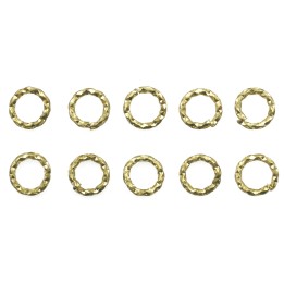 Argolla  6mm De Laton para Collar Y Pulsera