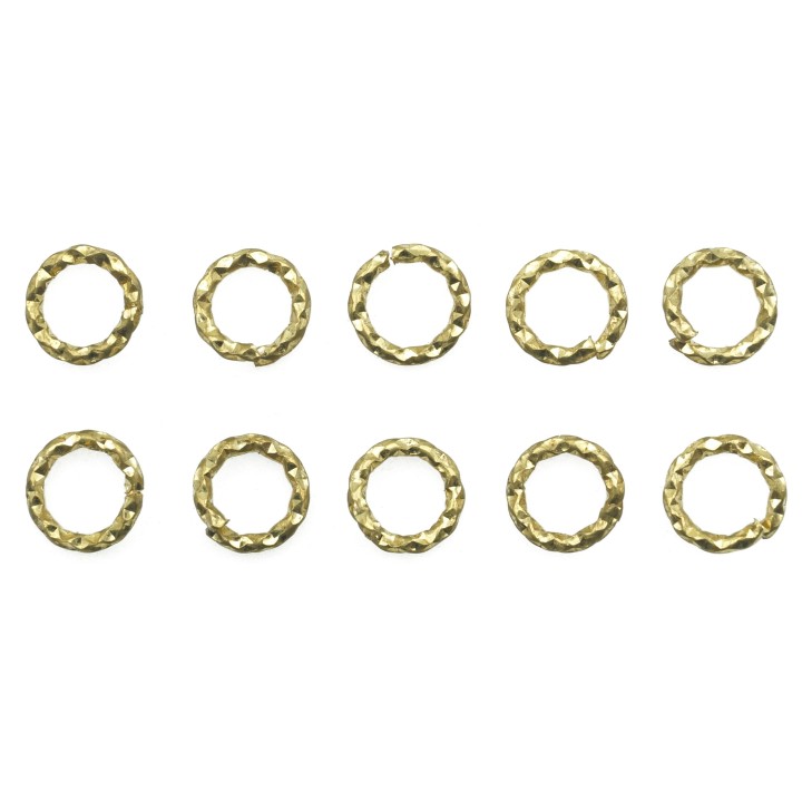 Argolla  6mm De Laton para Collar Y Pulsera