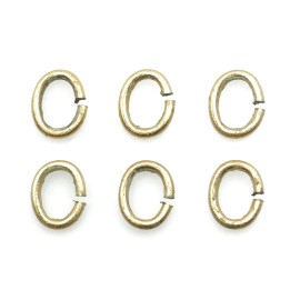 Argolla  9X7mm De Laton para Collar Y Pulsera