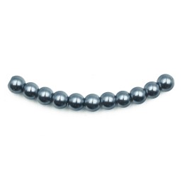 Perla 6mm de vidrio para collar pulsera y aretes