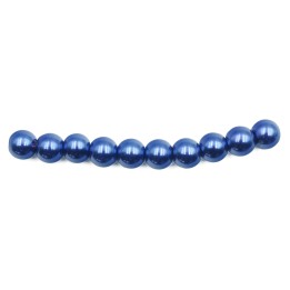 Perla 6mm de vidrio para collar pulsera y aretes