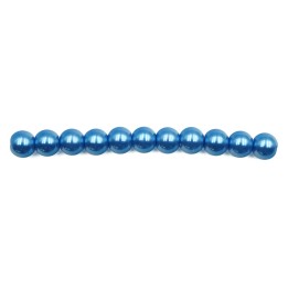 Perla 6mm de vidrio para collar pulsera y aretes