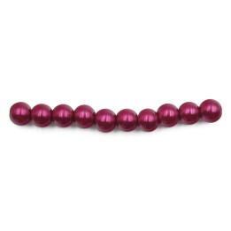 Perla 6mm de vidrio para collar pulsera y aretes