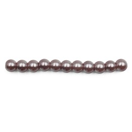 Perla 6mm de vidrio para collar pulsera y aretes