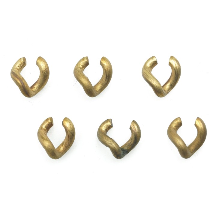Argolla  6X4mm De Laton para Collar Y Pulsera