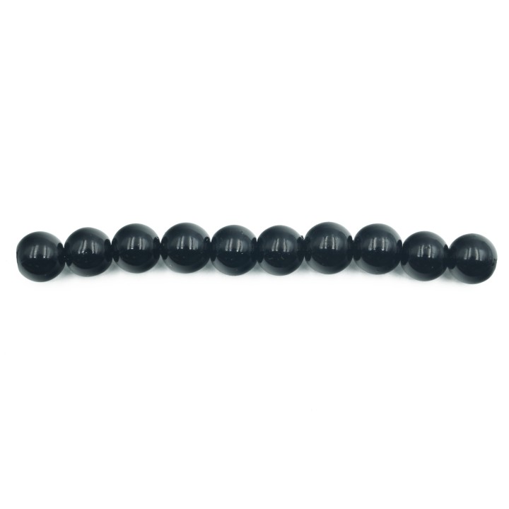 Perla 6mm de vidrio para collar pulsera y aretes