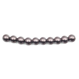 Perla 6mm de vidrio para collar pulsera y aretes