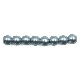 Perla 8mm de vidrio para collar pulsera y aretes