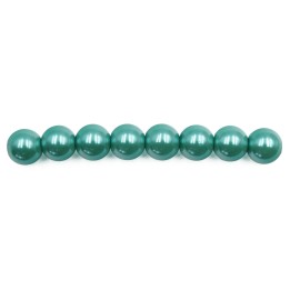 Perla 8mm de vidrio para collar pulsera y aretes