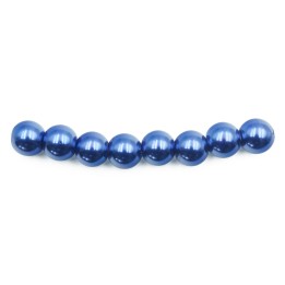 Perla 8mm de vidrio para collar pulsera y aretes