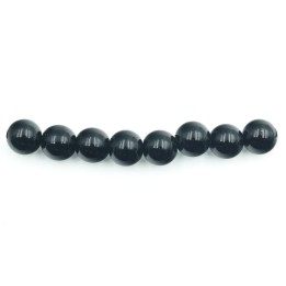 Perla 8mm de vidrio para collar pulsera y aretes