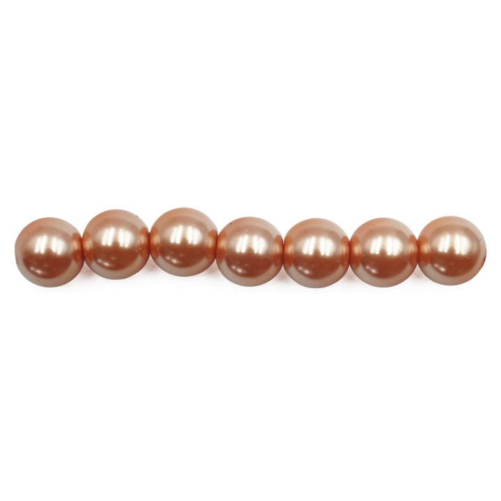 Perla 10mm de vidrio para collar pulsera y aretes