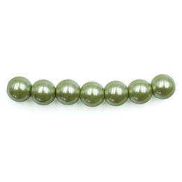 Perla 10mm de vidrio para collar pulsera y aretes