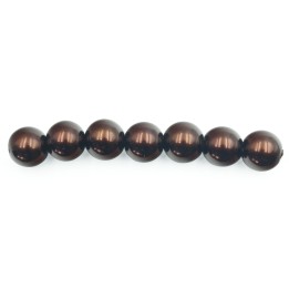 Perla 10mm de vidrio para collar pulsera y aretes