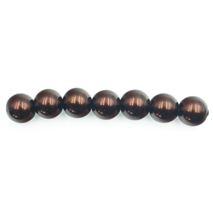 Perla 10mm de vidrio para collar pulsera y aretes