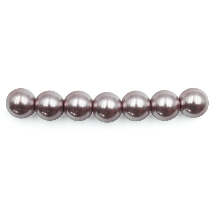 Perla 10mm de vidrio para collar pulsera y aretes